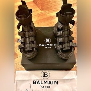 Balmain Black Sneaker Sandal size 11